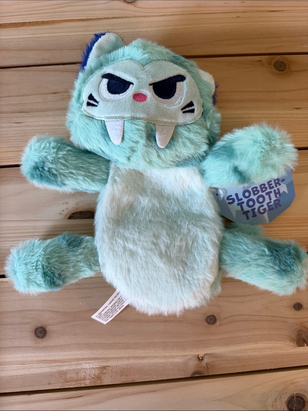 NWT Bark Slobber-Tooth Tiger Squeaky and Crinkle Toy